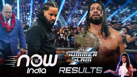 wwe smackdown results in hindi|Full SummerSlam 2022 Results (Hindi): WWE Now .